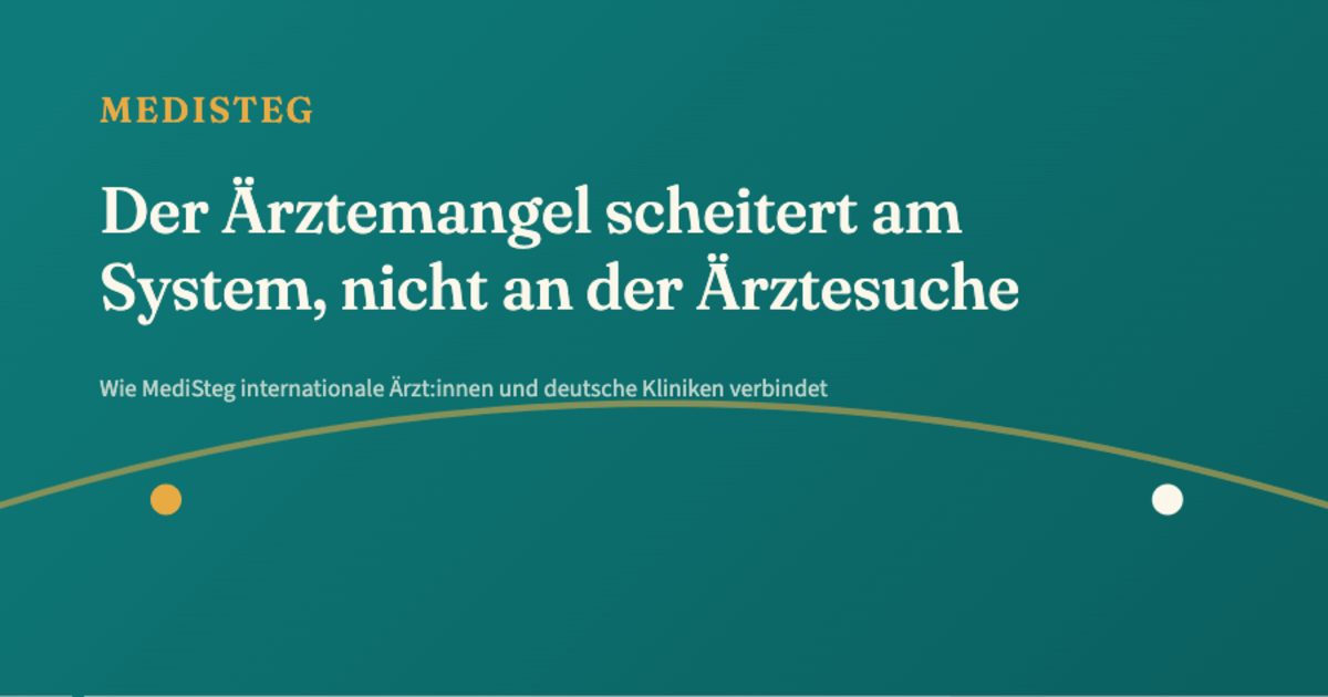 MediSteg Ärztevermittlung